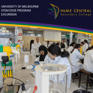 University of Melbourne STEM EDGE Program Excursion